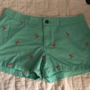Flamingo Print Shorts